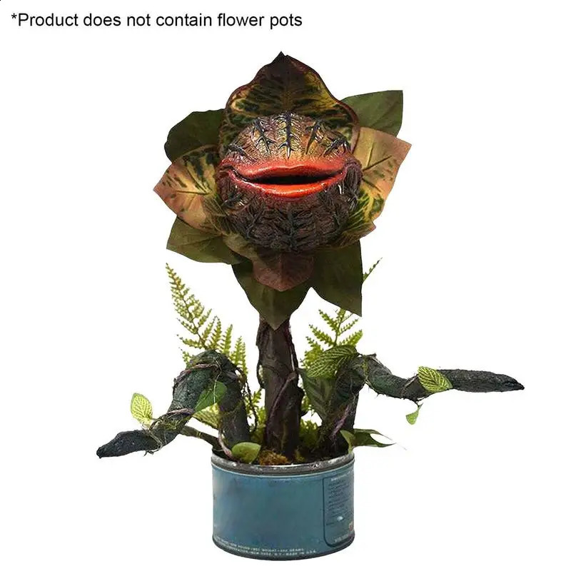 Halloween Resin Audrey II Piranha Plant Decoration Pop Movie Little Shop Of Horrors Statues Audrey II Figurine Garden Sculpture 240909