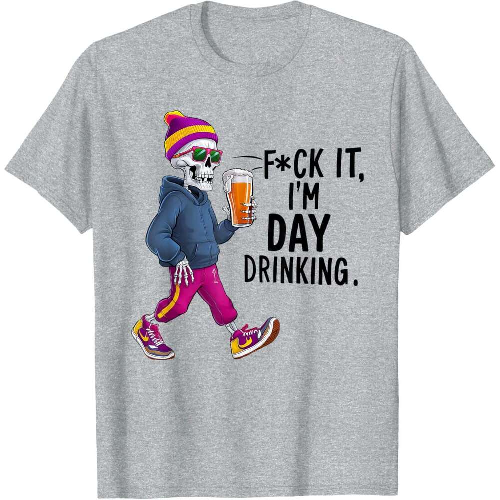 Designer T shirt Mens It I'm Day Drinking T-Shirt shirts tshirt graphic tee Casual tops summer clothes Short sleeve