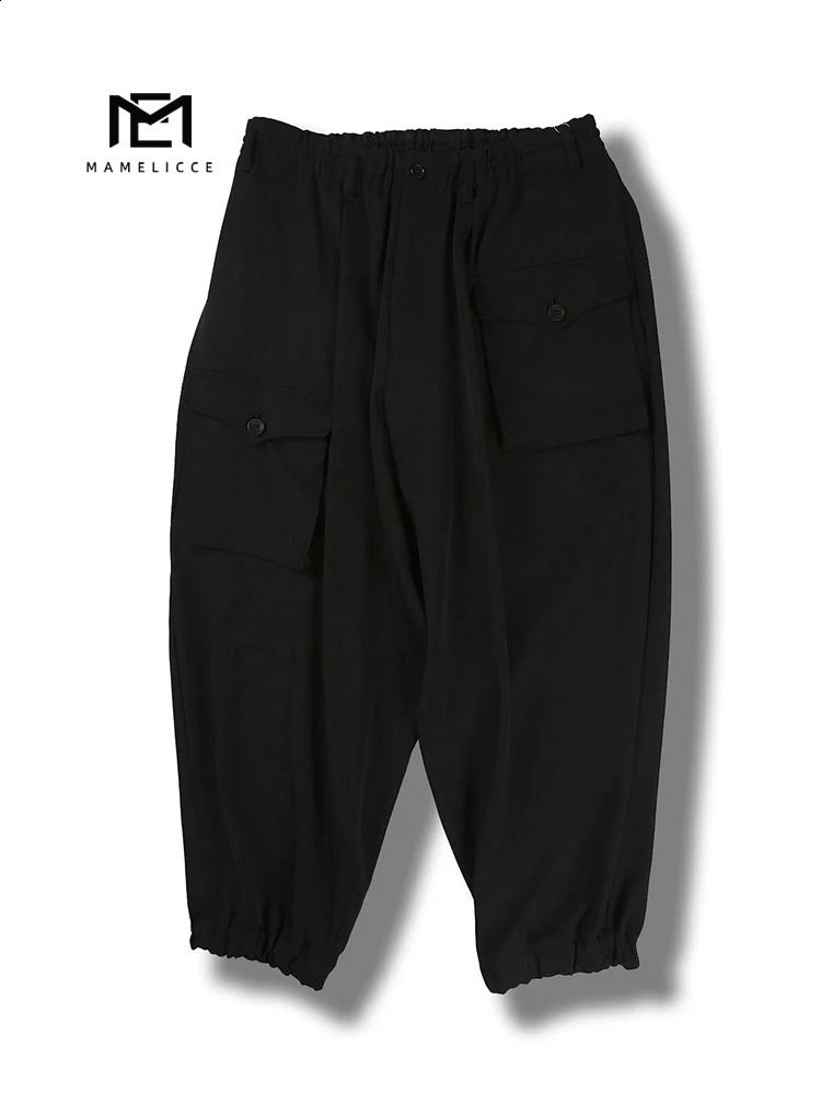 MAMELICCE man pants Cargo pants man korean clothes Male clothes Mens summer pants Casual pants man wide legged pants 240805