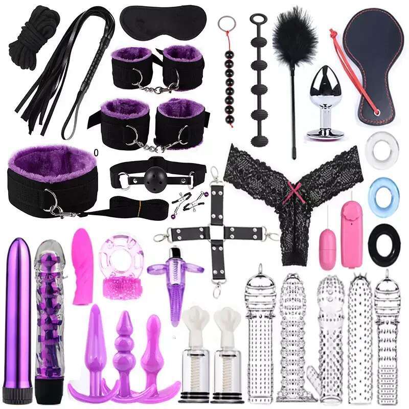 Adult BDSM Sex Toys Female Bed Bondage Fetish Slave Game SM Set For Couple Flirt