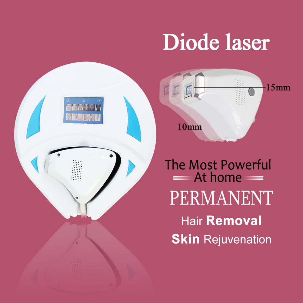 Portable Permanent Hair Removal 808nm Diode Laser Epilator Home Use Depilatory Laser 2 Millions Shots Epilator Equipment