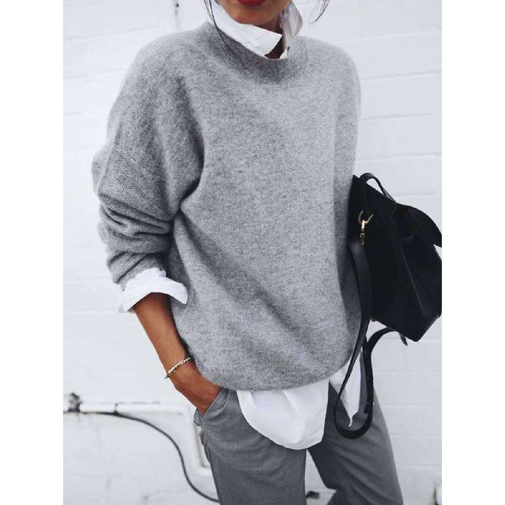2024 Autumn New Pullover Long Womens Solid Color Knitted Cashmere Sweater Jumpers Designer Womens Fallautumn Cashmere Sweaters Cardigan Designer Woman
