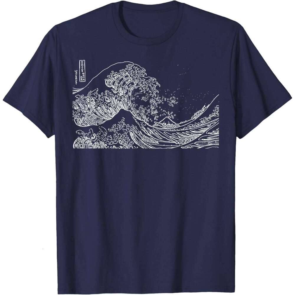 T shirt Mens Japanese Wave Ocean Traditional Japan Graphic T-Shirt shirts tshirt graphic tee Casual tops summer clothes Short sleeve Free shipping