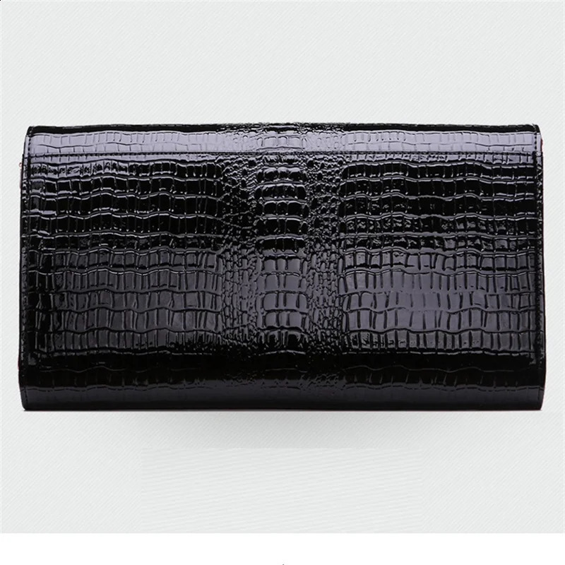 DHwanglijia Alligator Pattern Women Cow designer bag Leather Clutch Bag Patchwork Ladies Cowhide Shoulder or Crossbody Bags 240802