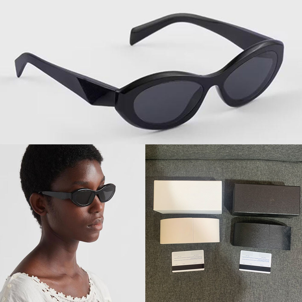 Designer oval frame sunglasses acetate frame 100% UVA UVB protection Symbole sunglasses SPR26z Ladies luxury small frame fashion