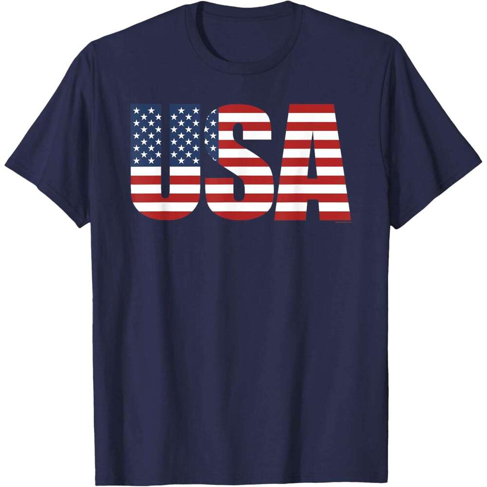T shirt Mens USA Shirt Men Women Kids Patriotic American Flag 4th of July T-Shirt shirts tshirt graphic tee Casual tops summer clothes Short sleeve Fr