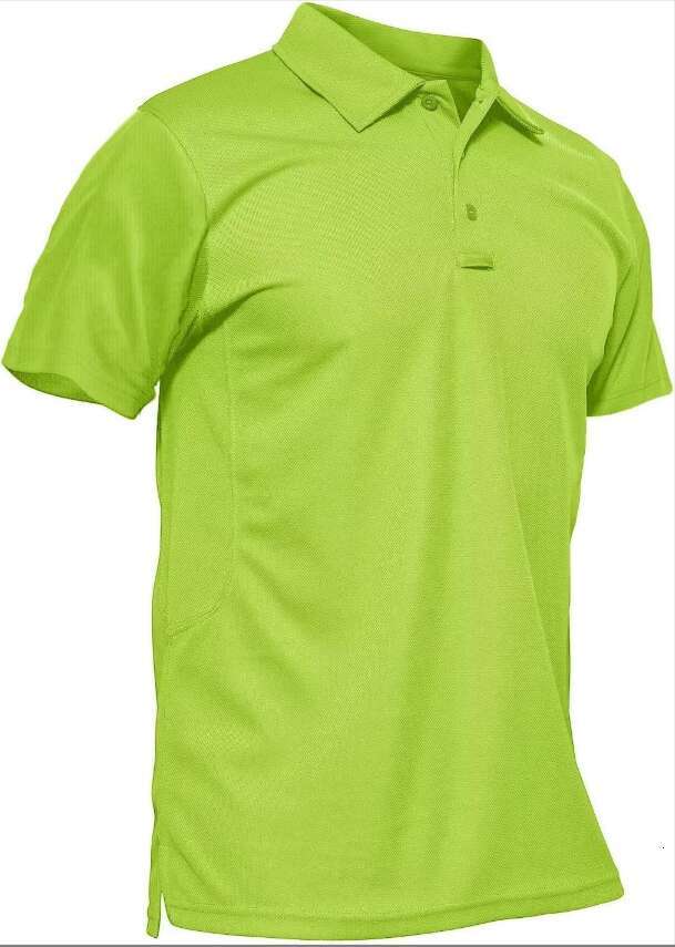 Mens Polo shirt Polo Quick Dry Performance Short Sleeve Tactical Shirts Pique Jersey Golf Shirt Polos shirts tshirt Casual tops summer clothes Short s