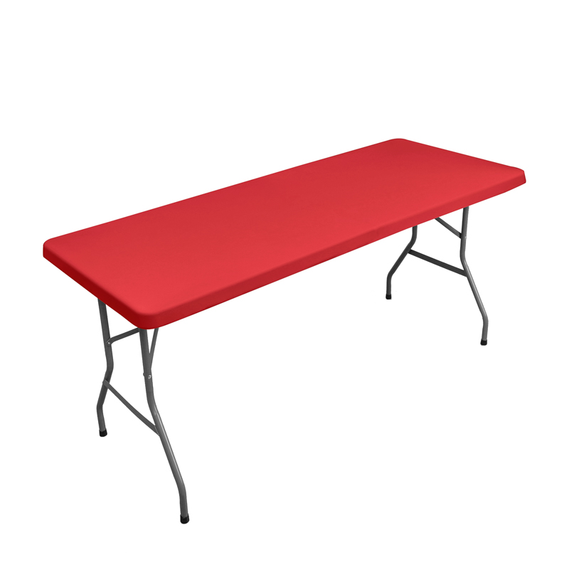 Elastic tablecloth half pack table cover simple solid color washable outdoor elastic milk silk table cover in stock