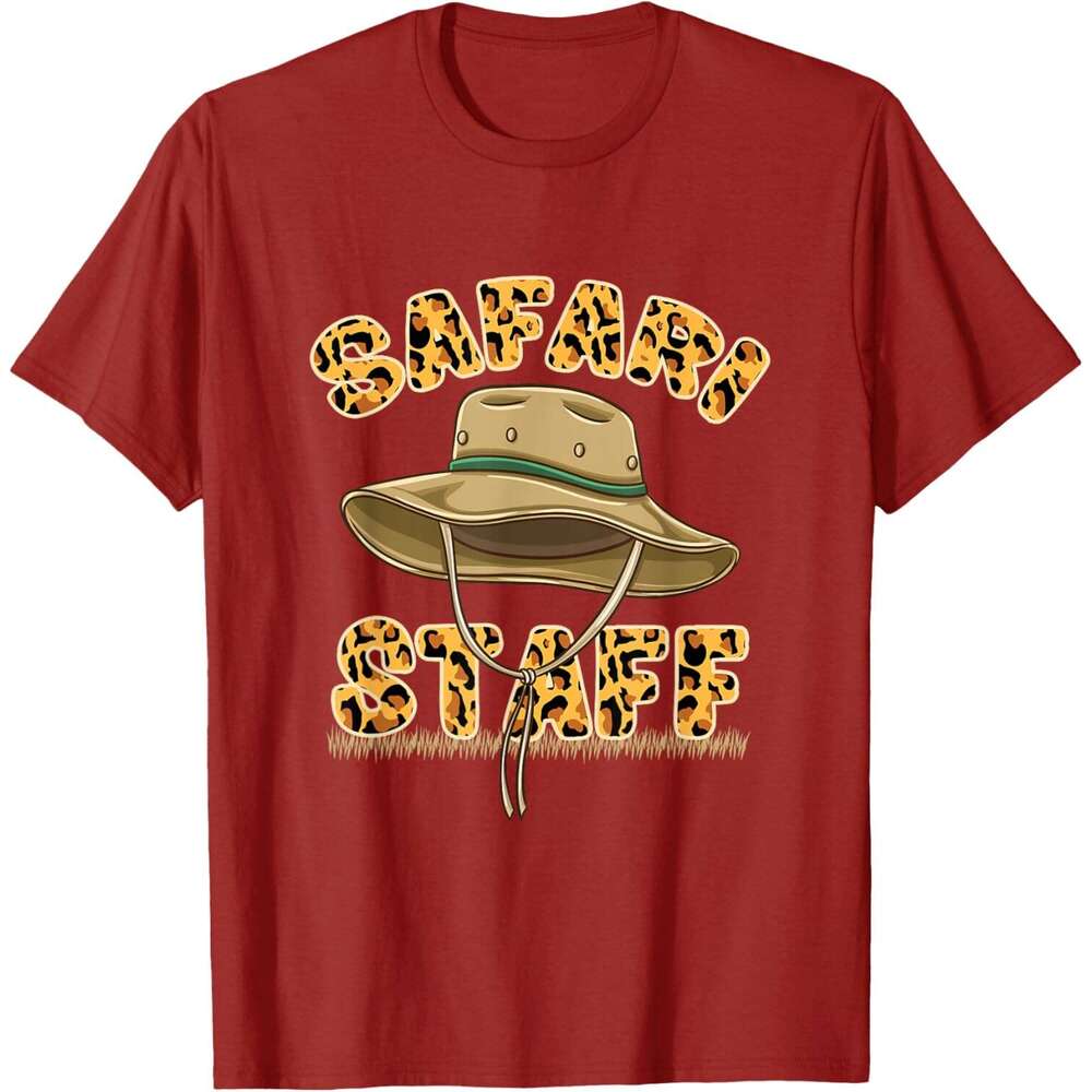 T shirt Mens Staff Safari Birthday T-Shirt shirts tshirt graphic tee Casual tops summer clothes Short sleeve Free shipping