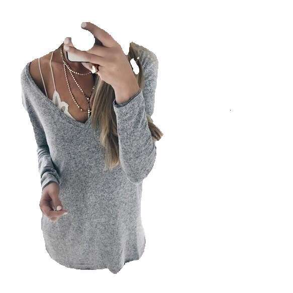 Autumn and Winter New Long Sleeved V-neck Knitted Sweater Top Womens Clothing Cardigan Fallautumn Sweater Long Sweaters Womens Designer Sweater