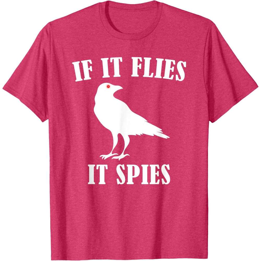 T shirt Mens Birds Spie Conspiracy Joke Meme Surveillance Womens T-Shirt shirts tshirt graphic tee Casual tops summer clothes Short sleeve Free shippi