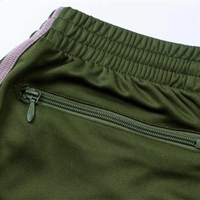 Fashion Nee dles Butterfly Embroidery Striped Sweatpants Loose Casual Mens Womens Wide Leg Pants 240805