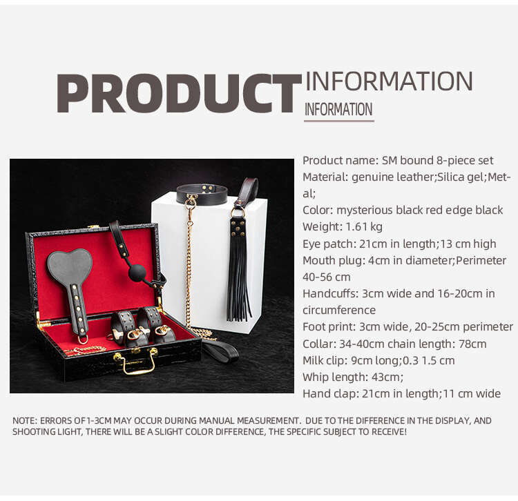 8pcs set BDSM Bed Bondage Kits Genuine leather Restraint Set Handcuffs Collar Gag Erotic Sex Toys for Women Couples Adult Games