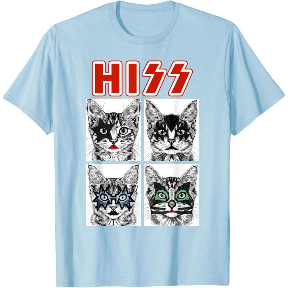 T shirt Mens Retro Rock Music Concert Band Men Kids Women Funny Cat T-Shirt shirts tshirt graphic tee Casual tops summer clothes Short sleeve Free shi
