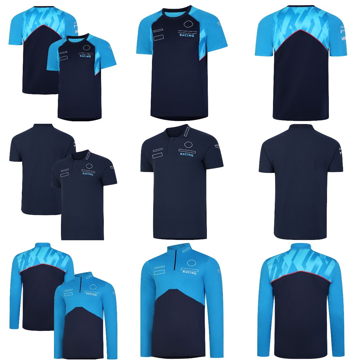F1 Formula One racing T-shirt 2023 season team POLO shirt summer team official customization