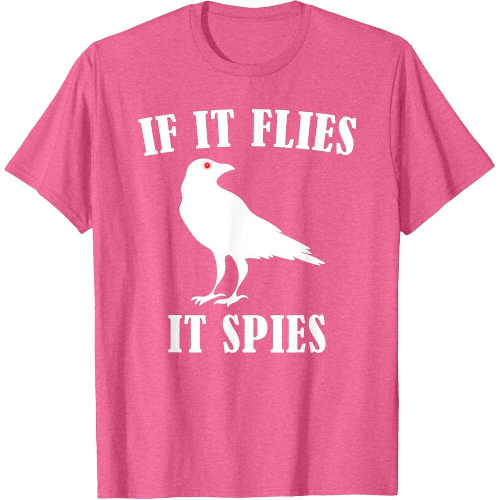 T shirt Mens Birds Spie Conspiracy Joke Meme Surveillance Womens T-Shirt shirts tshirt graphic tee Casual tops summer clothes Short sleeve Free shippi