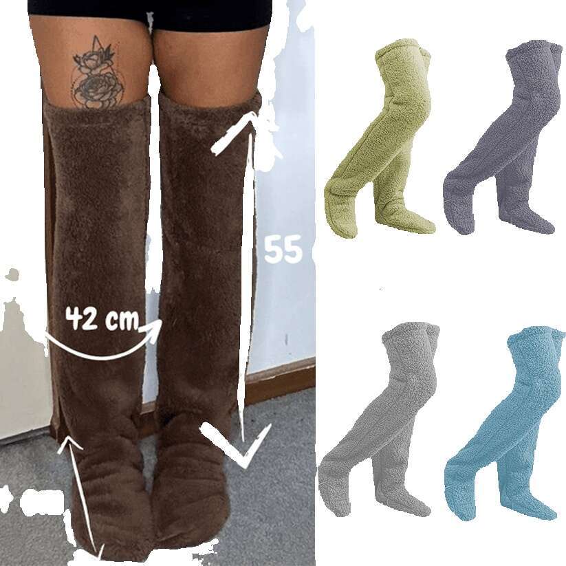 2024 Teddy Bear Floor Long Socks Knee Protectors Warm High Tube Socks for Girls