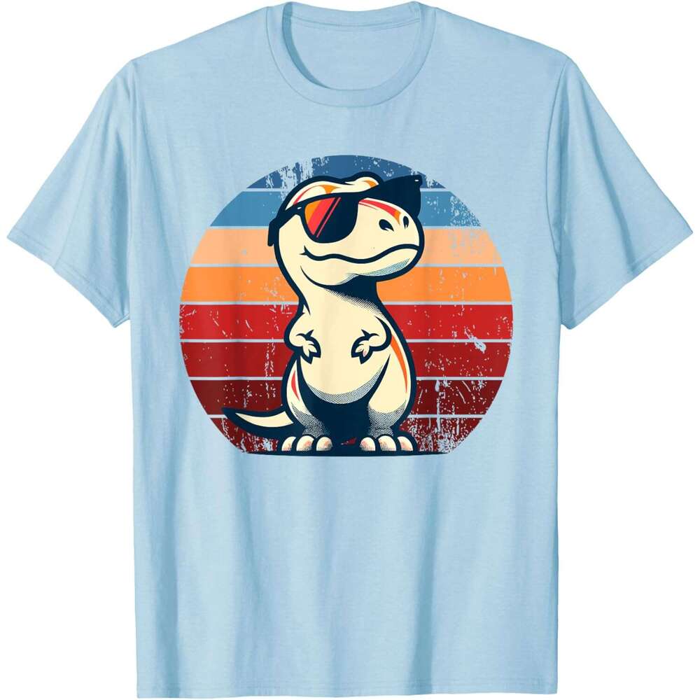 T shirt Mens T-Rex Retro Novelty Men Kids Women Funny Dinosaur T-Shirt shirts tshirt graphic tee Casual tops summer clothes Short sleeve Free shipping