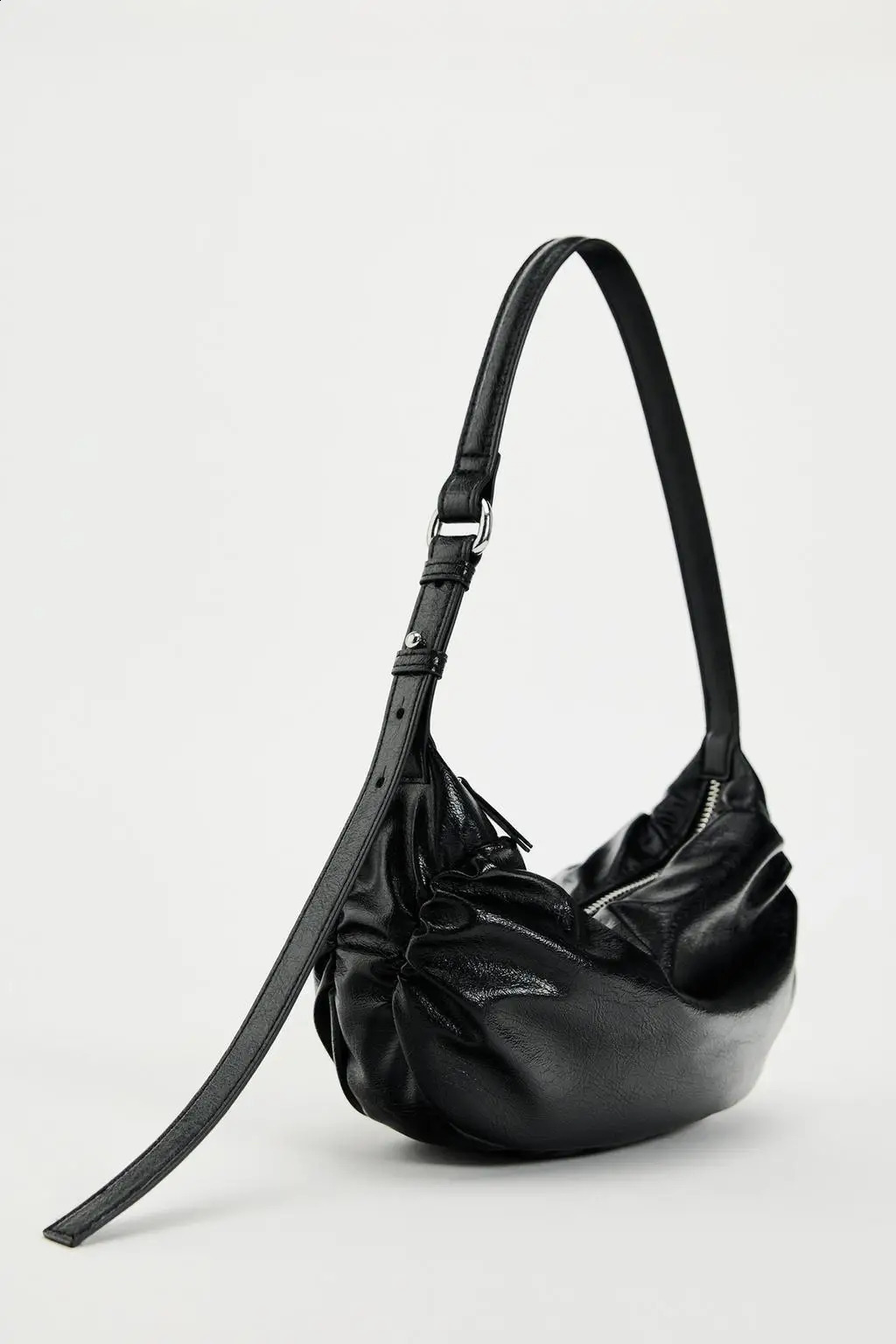 Fashion Pleated Handlebags for Women PU Cloud Bags Leisure Armpit Bag Shopping Shoulder Dumpling Handbag Female Hand 240805