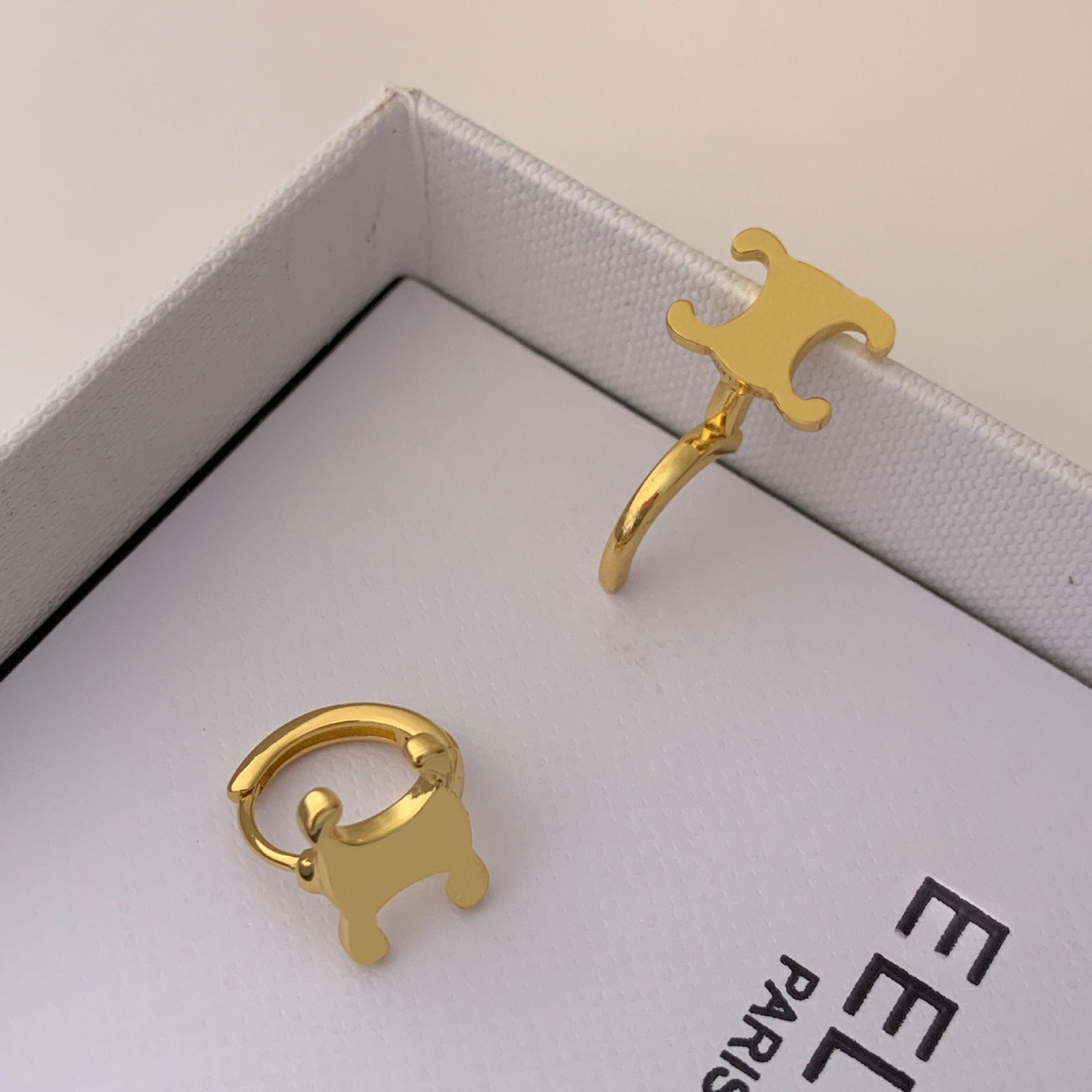 Gold Earring Designer Earrings For Women 18K Gold Plated with Fashion Letters Stud For Girls Gift Box Packing