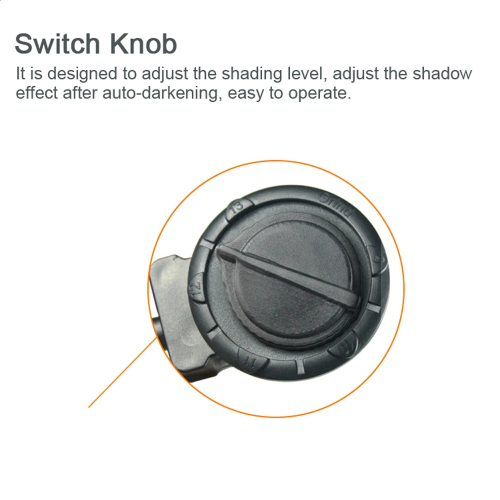 Solar Welding Facemask Auto Darkening Heat Insulation Head-mounted Large View Automatic Dimming Face Shield Arc Welding Helmet 240805