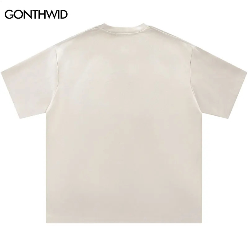 Hip Hop T-Shirt Mens Reflective Strip Suede Tee with Rivet Star 2024 Harajuku Casual Loose Short Sleeve Tshirt Streetwear 240805