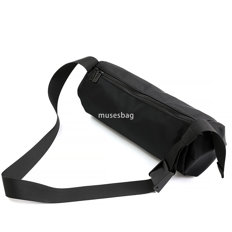 New men's shoulder bag street hip hop style simple sports waterproof crossbody bag fashionable men and women round bucket bag small bag