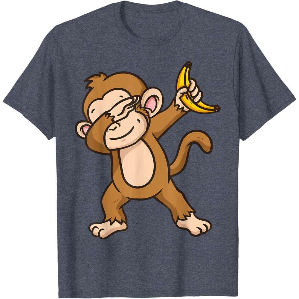 T shirt Mens Monkey Dabbing Funny T-Shirt shirts tshirt graphic tee Casual tops summer clothes Short sleeve Free shipping