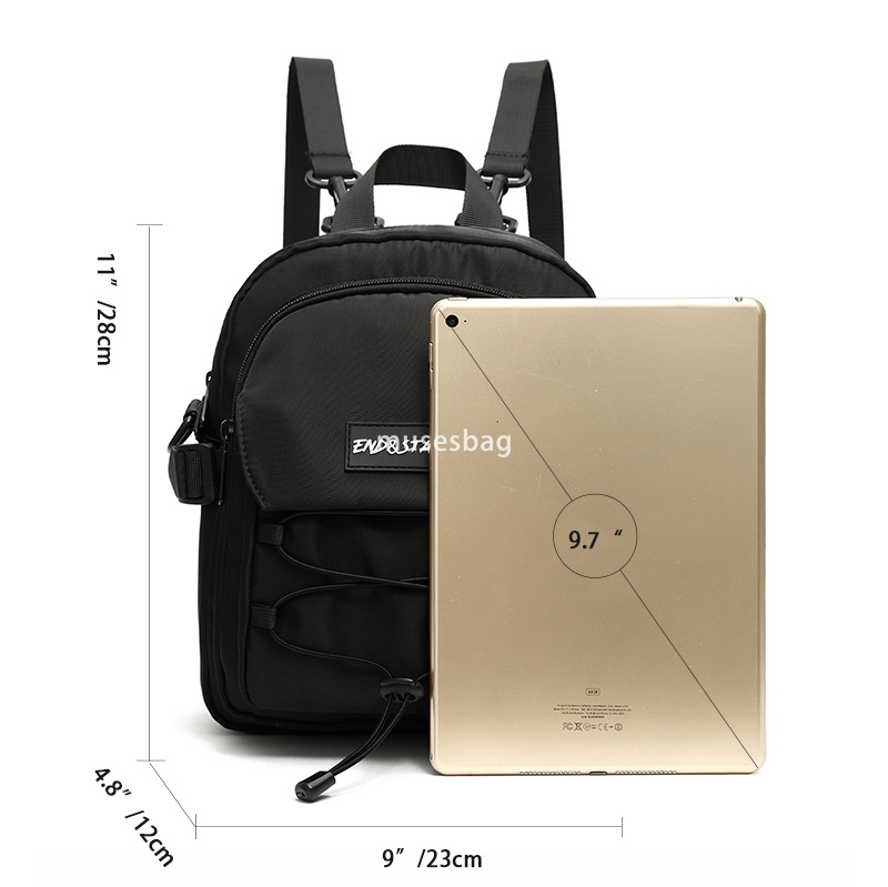 Fashion brand multi-purpose crossbody bag men's casual chest bag ins three backpack lightweight mini backpack women