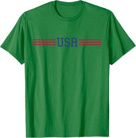 T shirt Mens USA T Shirt Women Men Patriotic American White 4th of July T-Shirt shirts tshirt graphic tee Casual tops summer clothes Short sleeve Free