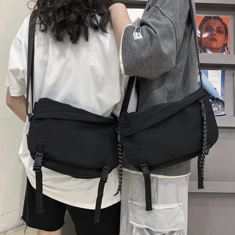Crossbody mens ins Japanese Joker cross-bag students Korean leisure tooling postman small bag shoulder bag 240802
