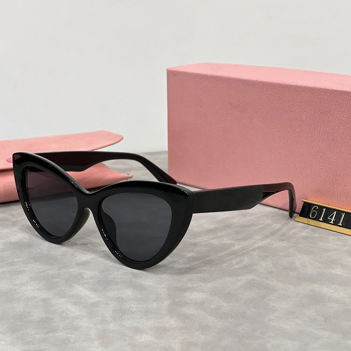 Designer sunglasses cat-eye sunglasses for women premium letter peplum sunglasses premium quality