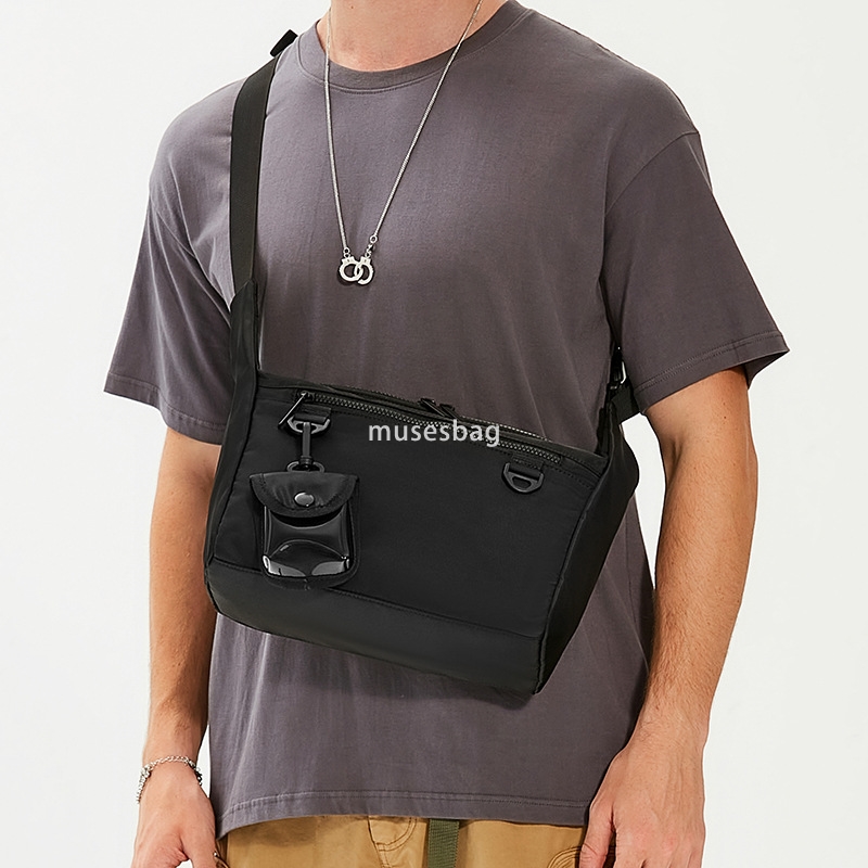 New Japanese single shoulder crossbody bag male fashion brand student sports backpack commuter bag casual messenger bag female ins tide
