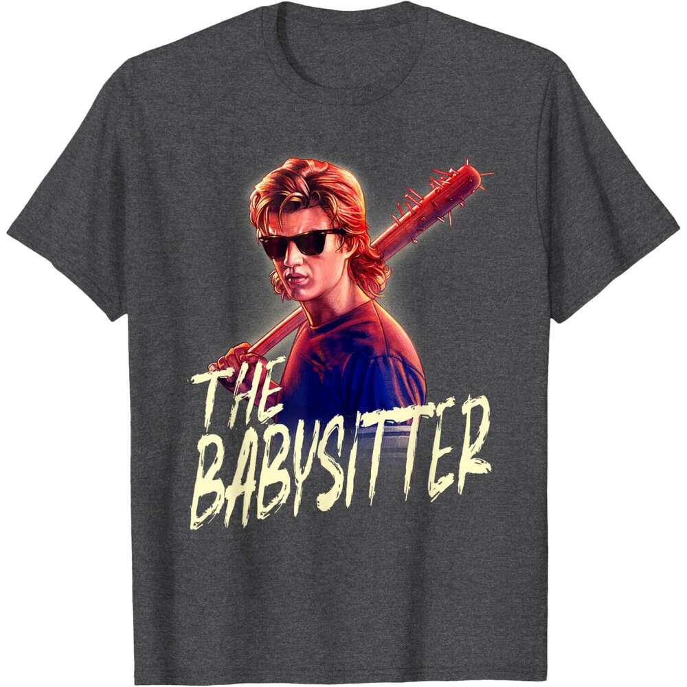 T shirt Mens Steve The Babysitter Portrait T-Shirt shirts tshirt graphic tee Casual tops summer clothes Short sleeve Free shipping