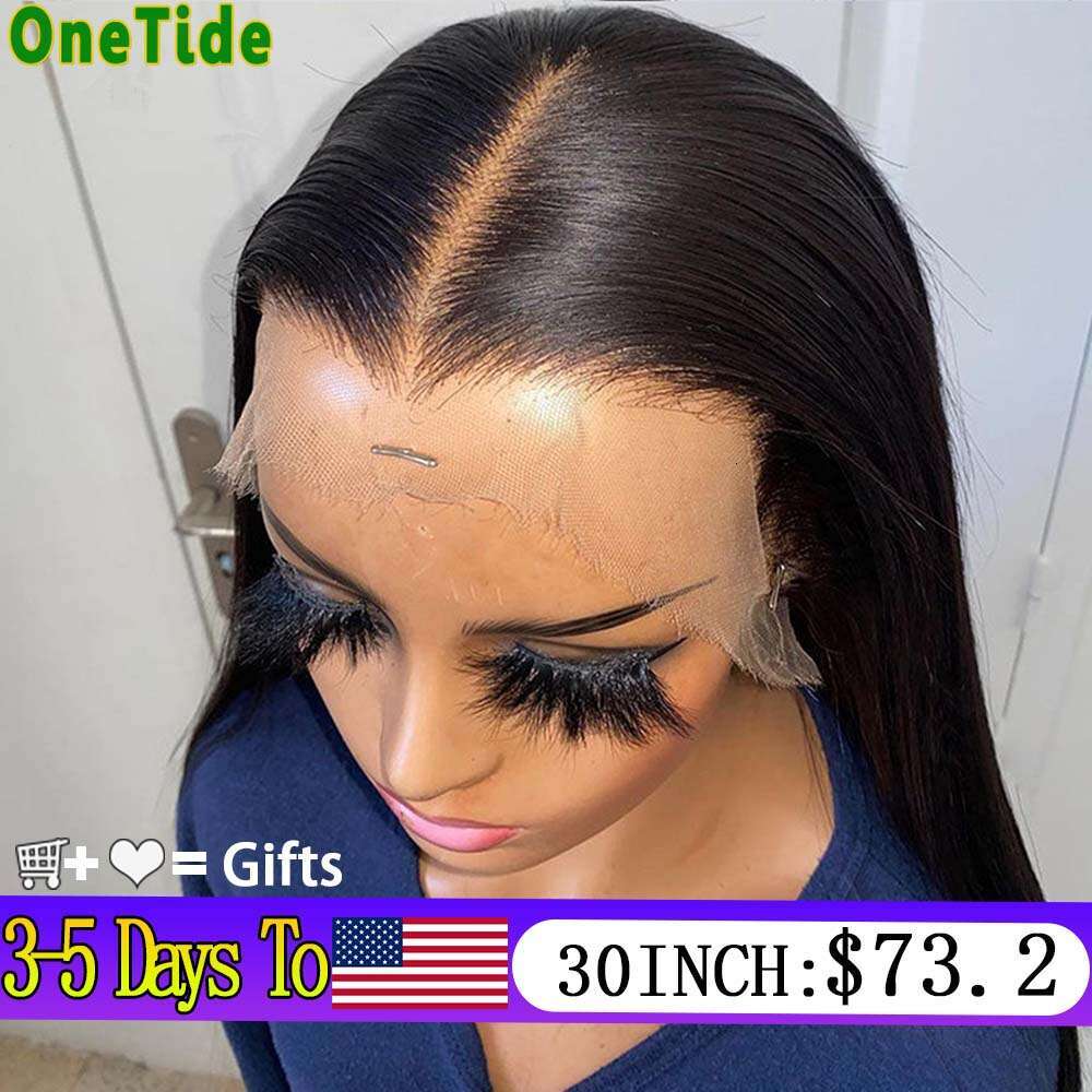 13X4 Front Straight Hair 13X6 Frontal Pre-Cut 4X4 Lace Human For Women Ready To Wear Closure Wig