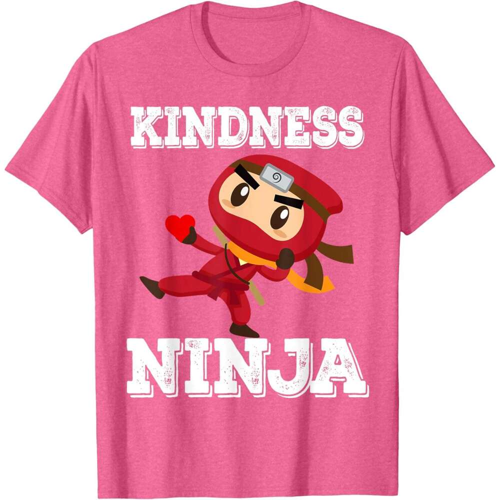T shirt Mens Anti Bullying Kindness Ninja School Teacher Student T-Shirt tshirt graphic tee Casual tops summer clothes Short sleeve Free shipping