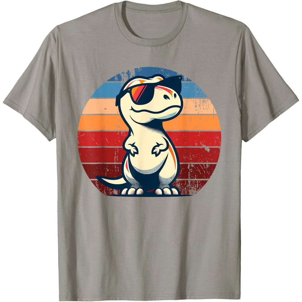 T shirt Mens T-Rex Retro Novelty Men Kids Women Funny Dinosaur T-Shirt shirts tshirt graphic tee Casual tops summer clothes Short sleeve Free shipping