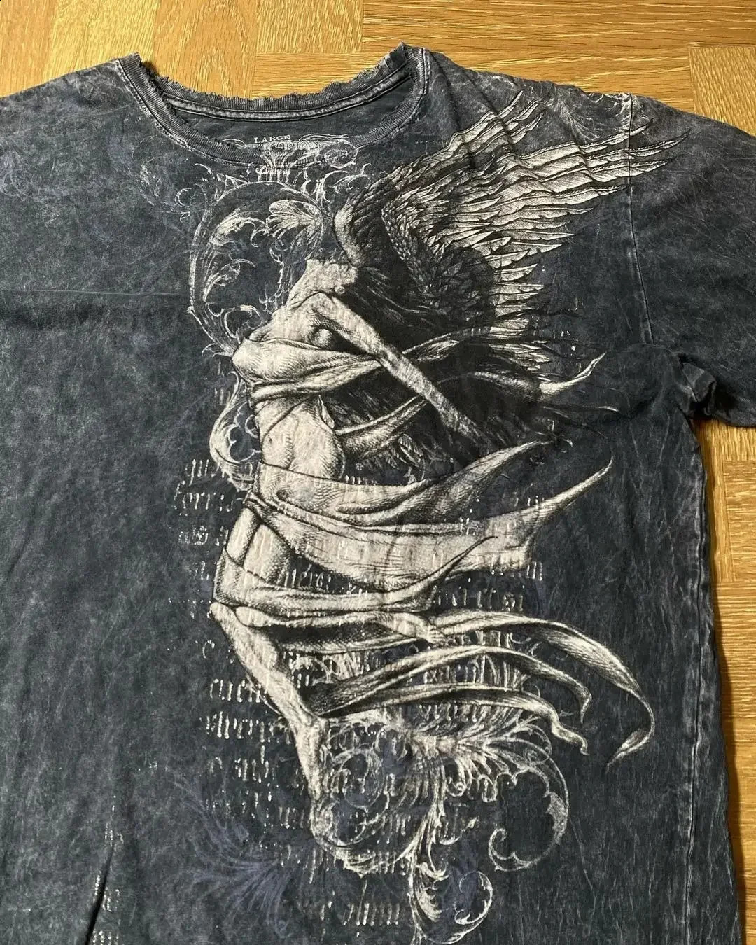 Y2K Harajuku Summer Gothic Style Printed Washed Cotton Round Neck T shirt Loose Men Street Fashion Casual Short Sleeve 240805