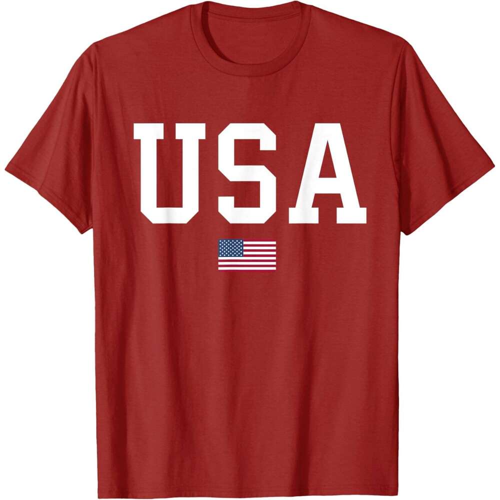 T shirt Mens USA T Shirt Women Men Patriotic American Flag July 4th T-Shirt shirts tshirt graphic tee Casual tops summer clothes Short sleeve Free shi