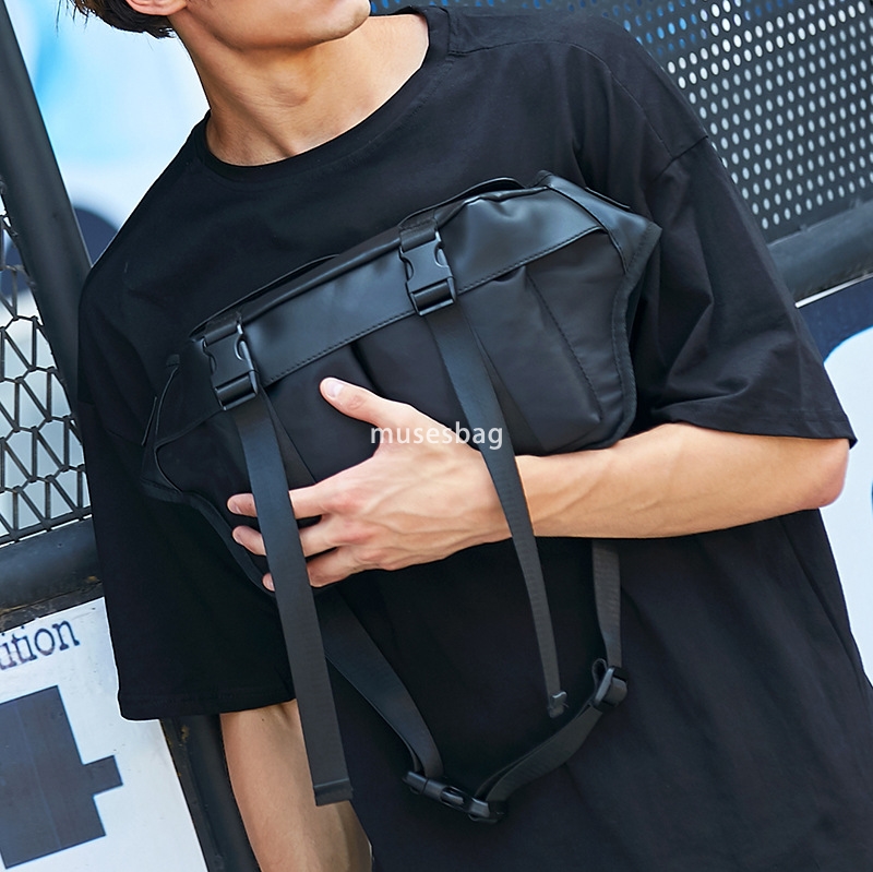 Chest bag men's large capacity Japanese casual cargo bag shoulder bag crossbody bag men's fashion brand sports waist pack tide ins
