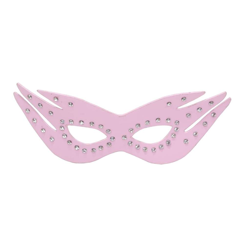 Free Custom Box - Hot Selling Sex Toy 7-Piece Bed Bondage Blindfolded Rhinestone Shiny Leather Bondage Set