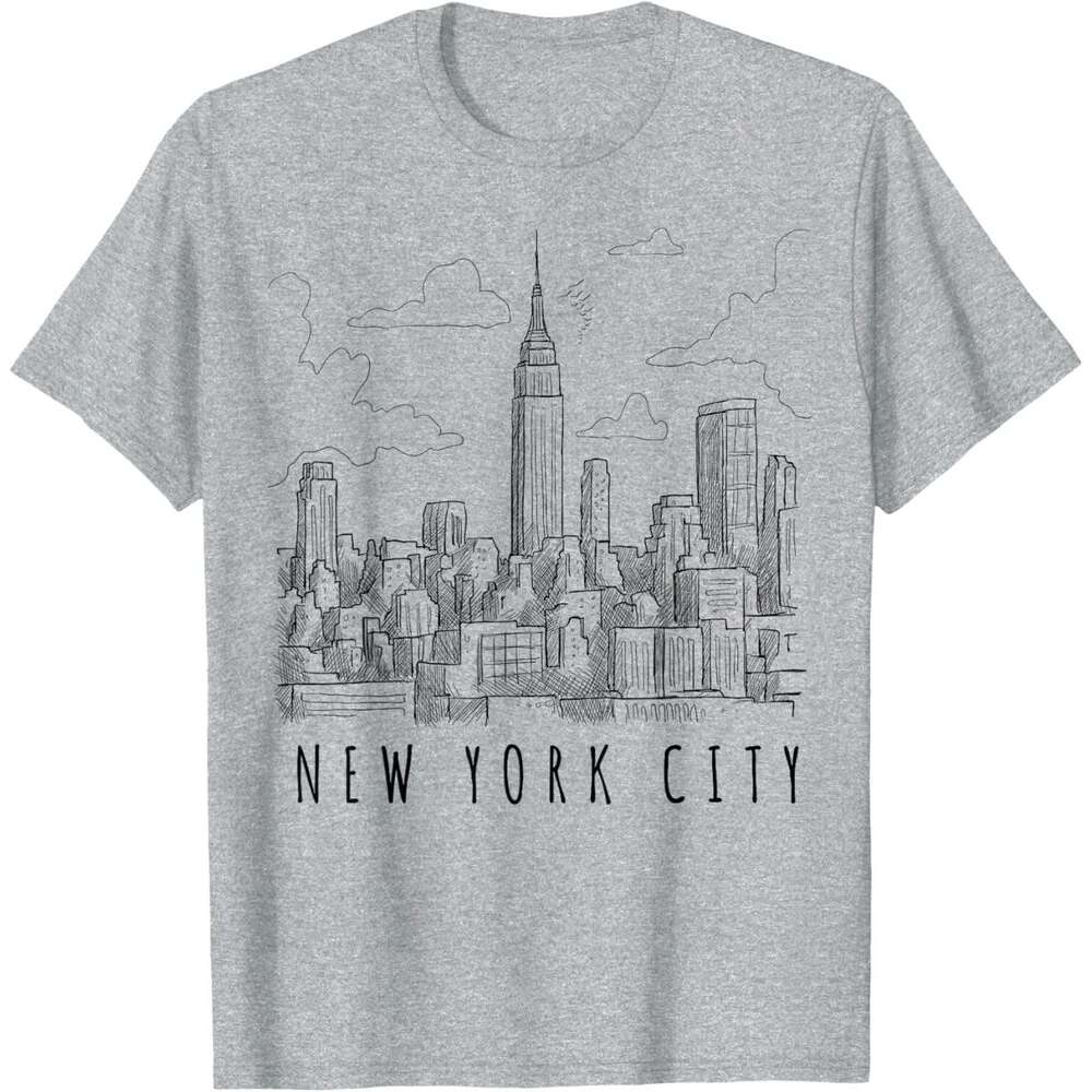 T shirt Mens New York City Graphic Tees - Novelty T-Shirts Cool Designs T-Shirt shirts tshirt graphic tee Casual tops summer clothes Short sleeve