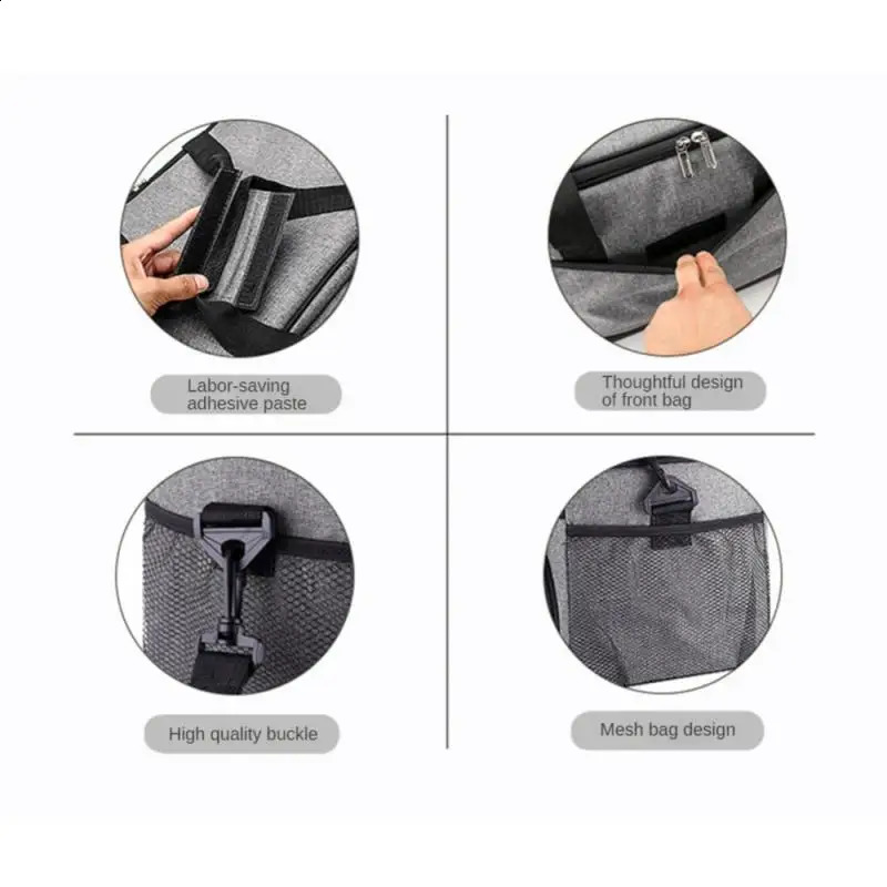 35L large capacity foldable cooler bag insulated picnic lunch outdoor travel camping barbecue family gathering 240910