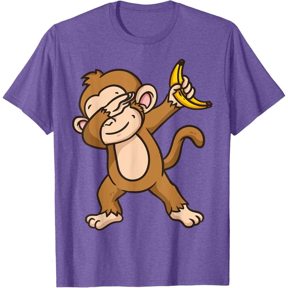 T shirt Mens Monkey Dabbing Funny T-Shirt shirts tshirt graphic tee Casual tops summer clothes Short sleeve Free shipping
