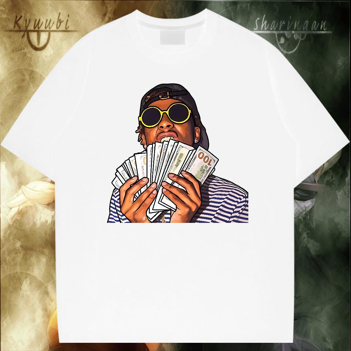 Comfortable Tshirt for Man Woman 100% Cotton 230g Casual Beach money Asian Size Breathable Soft Fashion T Shirts Men Tees Shirts