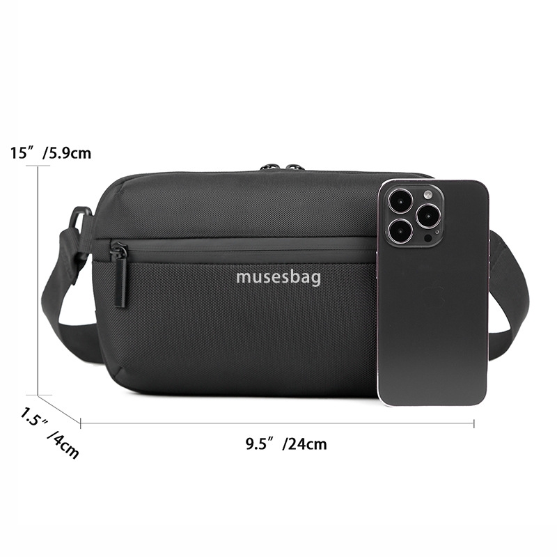Mini mini crossbody bag Men's sports mobile phone bag Fanny pack Light casual shoulder bag Japanese fashion brand chest bag