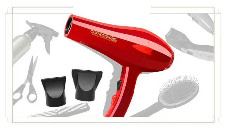 Dryers Big AC Motor Real 2200W Professional Powerful Fast Heating Hot And Cold Adjustment Air Blow Dryer For Hair Salon Use G2408058ors