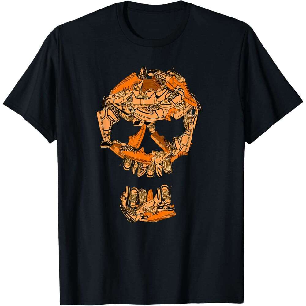T shirt Mens Big Ol' Sneaker Head Orange Color Graphic T-Shirt shirts tshirt graphic tee Casual tops summer clothes Short sleeve Free shipping