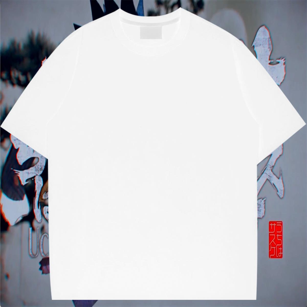 Loose Fit Tshirts Hip Hop 100% Cotton 230g Custom Anime Breathable skull T-Shirts Stylist Tee Shirt