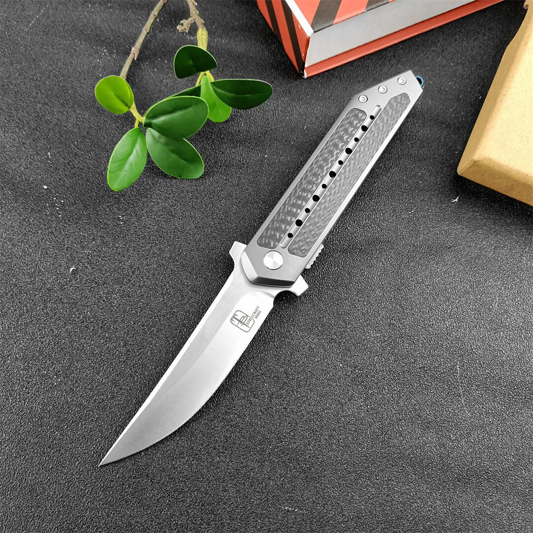 Begg Steelcraft Series Flipper Knife 3.46'' D2 Blade T6 Handles Outdoor Survival hunting Camping Tactical Pocket Knives EDC TOOLs